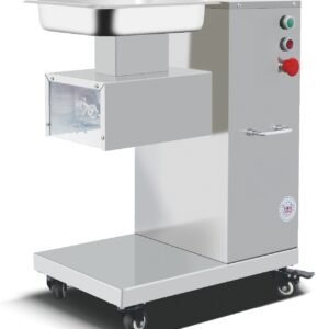 EZ-U Commercial Meat Cutting Machine, DQ-QE 1000Lbs/H, Stainless Steel Body, Multiple Blade Sizes, 110V .NSF