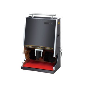 Shoe Polisher Automatic Stainless Steel Dust Removal Polishing Clean Kit for Restaurant Home Hotel Bank . Black