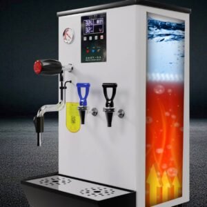 EZ-U Commercial Hot and Cold Water Dispenser 2500W with Hot Water Steamer  with LED Display Panel for Coffee, Milk Tea Foam, Hot Water Dispenser - Hotel & Home