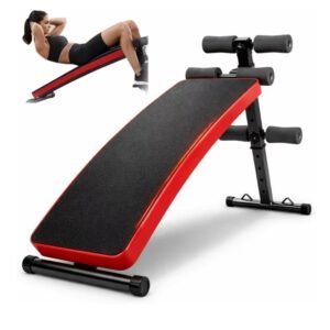 Sit Up Exercise Equipment Sit Up Bench Adjustable Weight Bench Foldable Decline Ab Board 440LB Weight Capacity Heavy Duty Steel for Home Gym Core Workout Strength Training